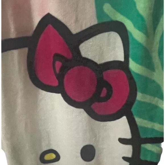 Sanrio 2024 Hello Kitty Cat Tropical Blanket Soft Throw 60x40 RARE - Picture 15 of 16